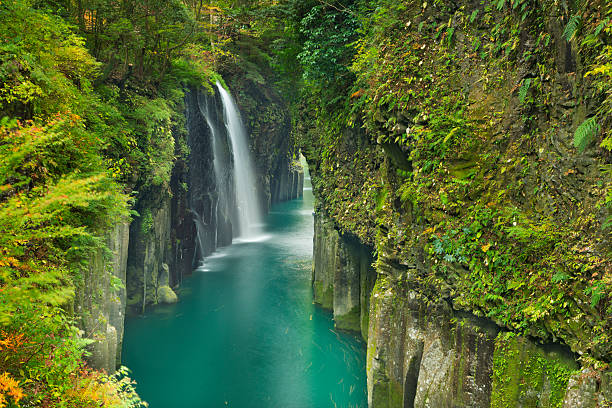 takachiho 渓谷には、九州、日本の島 - 宮崎県 ストックフォトと画像