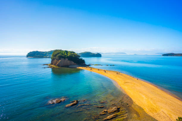 四国県香川県小豆島のエンジェルロード - 香川県 ストックフォトと画像